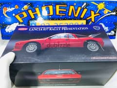 1/18 Rare diecast in box Lancia 037 Plain body red by Kyosho 0