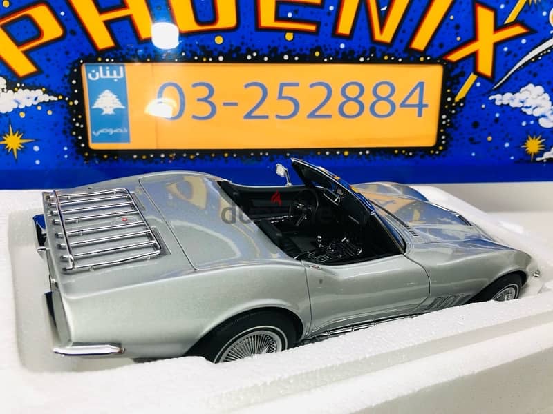 1/18 diecast Autoart Millennium Limited Edition Chevy Corvette 2