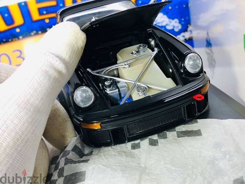 1/18 diecast by Exoto Porsche 934 RSR Black New. 4