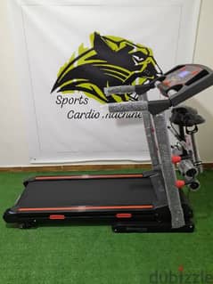 Full options treadmill 2,5hp motor power