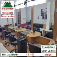 Salon Coiffure for rent in Keserouane!! 0