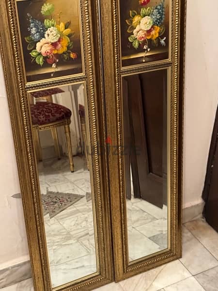 2  Mirrors for decoration salon 122x34 1
