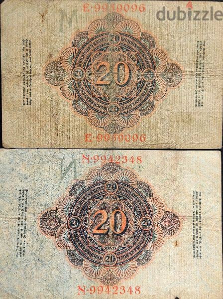 Germany old banknotes 1