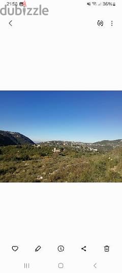 land for sale at ainkfaa jbeil 1225m zone 25/50 3 floors  nice view