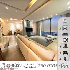 Hazmiyeh | Signature | Furnished/Equipped 3 Bedrooms Apart | 2 Parking