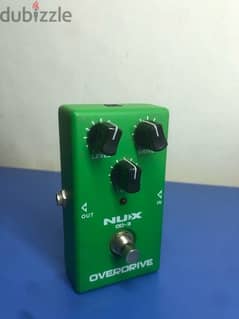 Nux pedal overdrive guitar
