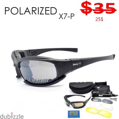 ORIGINAL Daisy X7 polarized sunglasses military Tactical Goggles men