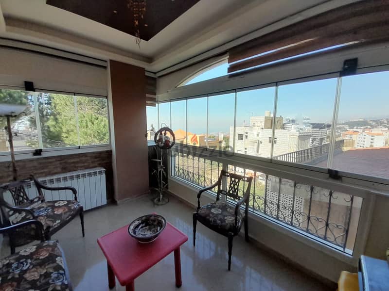 155 SQM High- End Furnished Apartment in Roumieh, Metn 12