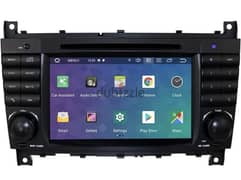 Android screen radio for Mercedes-Benz W203 C-Class facelift (2005 up)