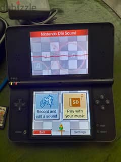Nintendo DSi XL Portable Gaming,67/1 card,INTERNET Like New
