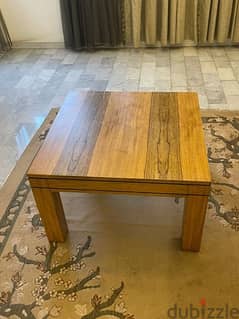 living room wood table / طاولة خشب