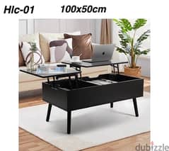 100x50cm Double lift coffee table 0