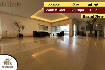 Zouk Mikael 235m2 | Brand New | Panoramic View | EH