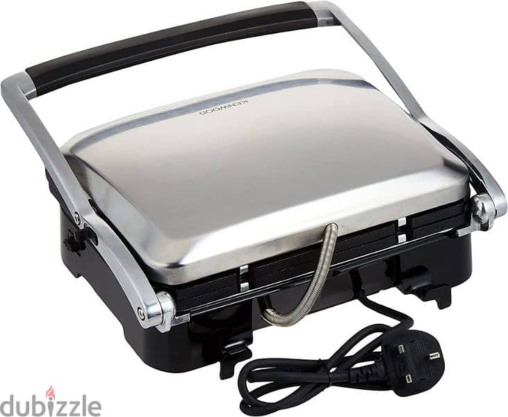 Kenwood Grill 1500W Contact Health Grill Panini Press Hg369 1