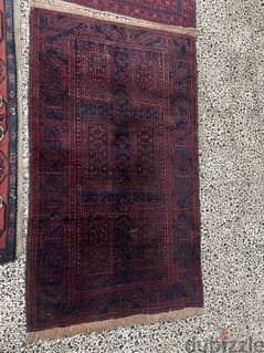 Persian carpet red and black 160x90cm