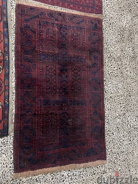 Persian carpet red and black 160x90cm 0