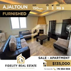Apartment for sale in Ajaltoun - Furnished RB9 0
