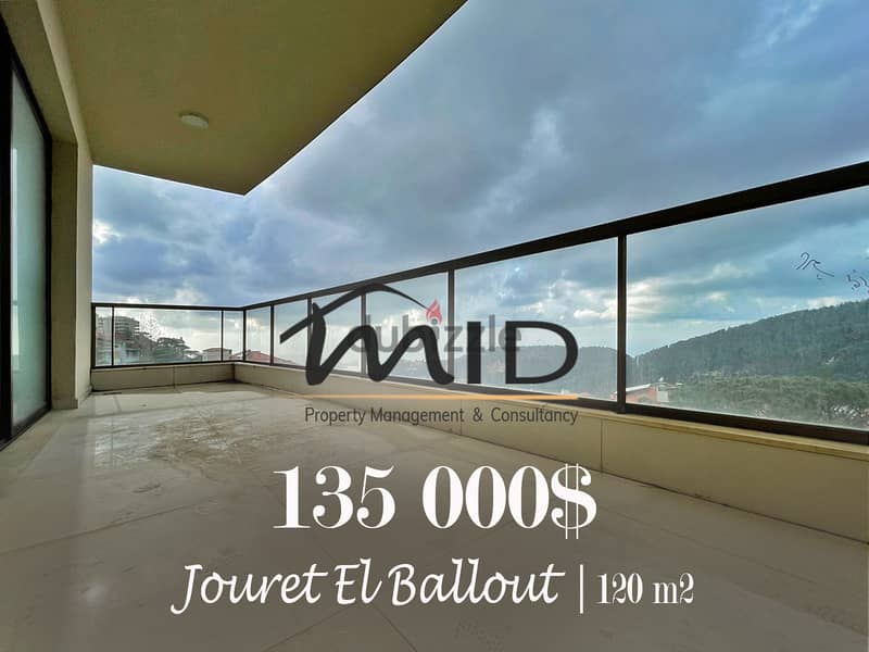 Jouret El Ballout | 3 Covered Parking Lots | 3 Balconies | Brand New 1