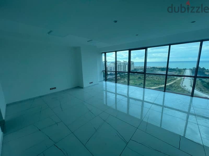 80 sqm new office for rent with open sea view dbayeh maten 0