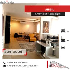 Fully Furnished Apartment for sale In Jbeil 220 sqm ref#jh17293 0