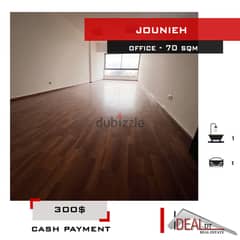 Office For rent in Jounieh 70 sqm , Prime Location ref#ma5105