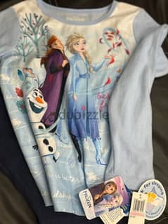 frozen top with pant; size medium for kids girl 0