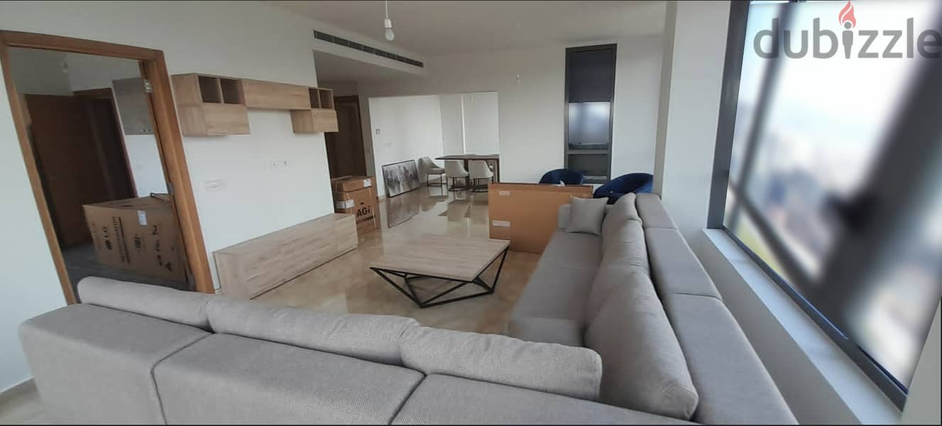 FULLY FURNISHED IN ACHRAFIEH + GYM , POOL (160SQ) 3 BEDS , (ACR-274) 2