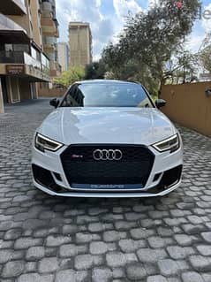 Audi RS3 Quattro 2017 white on black