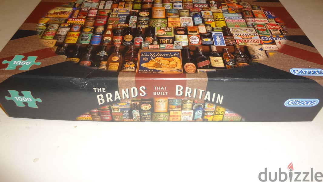 Gibsons 1000 pcs puzzle "The brands that built Britain 1