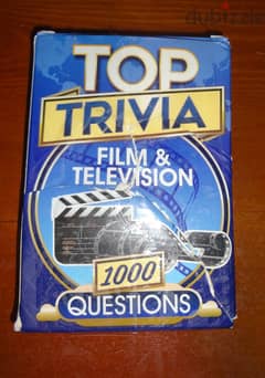 Top trivia 1000 film & television questions card game