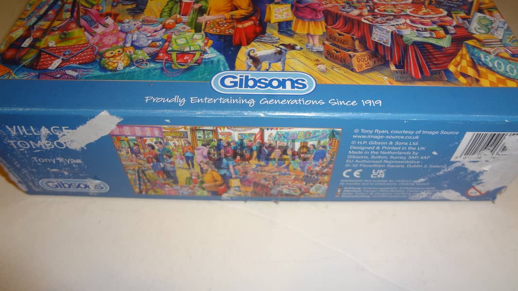Gibsons puzzle 500 pcs "Village tombola" 1