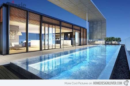 BRAND NEW IN JNAH + SEA VIEW , POOL (680SQ) 4 BEDROOMS , (JN-624)