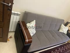 bed sofa with a box