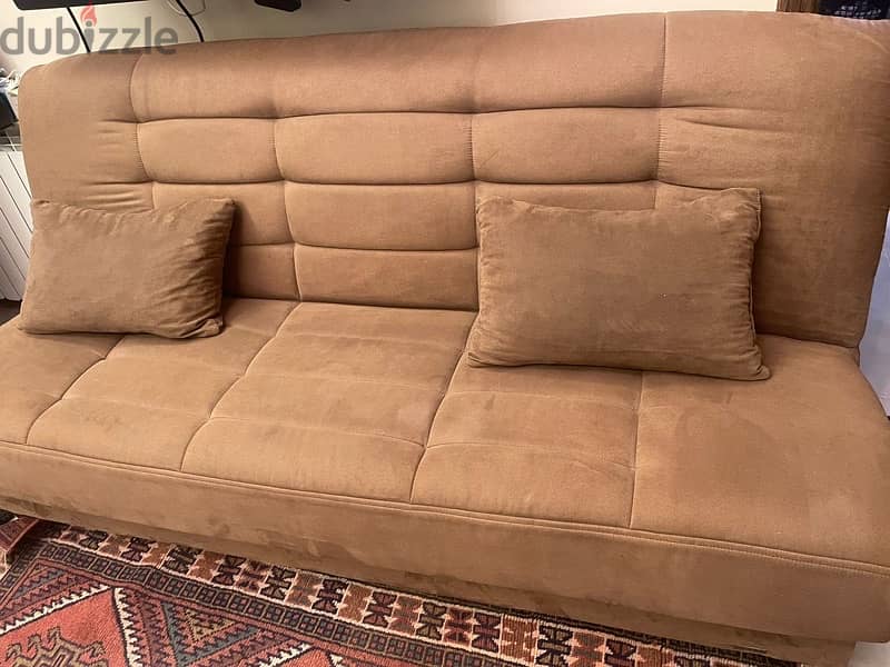 bed sofa in good condition 1