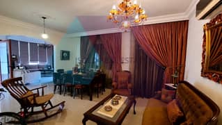 Furnished 200 m2 apartment+open sea view for sale in Sahel Alma