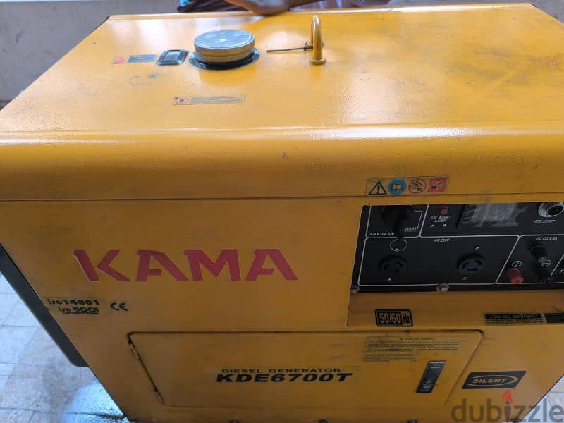 Diesel generator Kama 25 Amp مولد مازوت بدو تصليح ميكانيك 1
