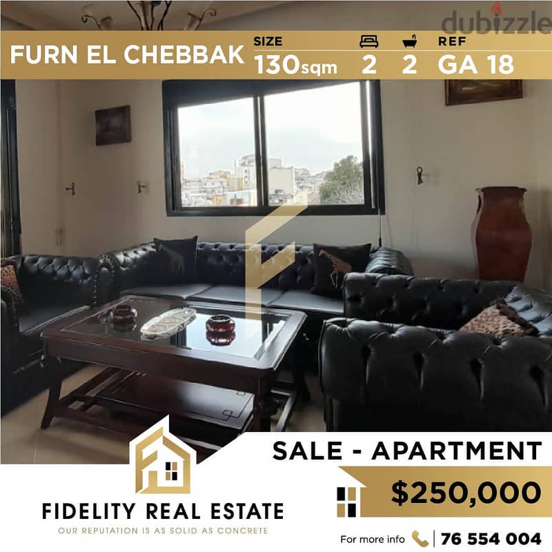 Apartment for sale in Furn el Chebbak GA18 0