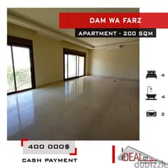 Apartment for sale in Tripoli Dam wa farz 200 sqm ref#rk654