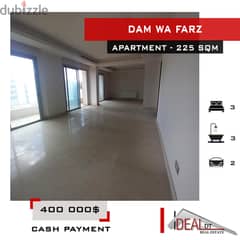 Apartment for sale in Tripoli Dam wa farz 225 sqm ref#rk655
