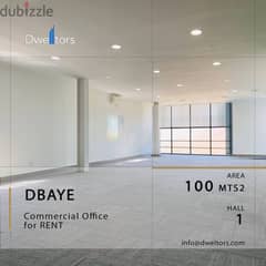 Office for rent in DBAYE - 100 MT2 - 1 Hall