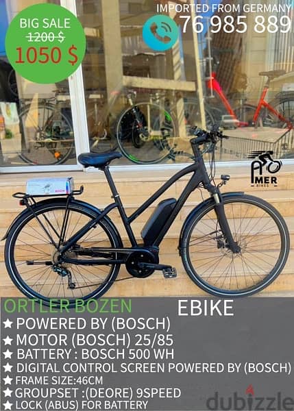BIG SALE secial ebike imported from germany in new case 1