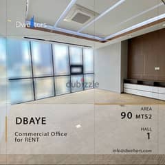 Office for Rent in DBAYE - 90 MT2 - Open Space