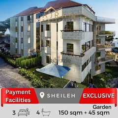 Sheileh | Full Sea View 150 sqm + 45 sqm Garden
