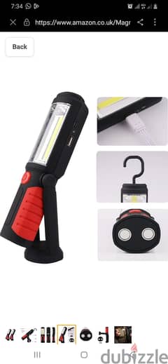 Parkside  rechargeable torch lite and flashlight/3$delivery 0