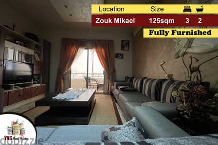 Zouk Mikael 125m2 | Furnished | Modern | Well Maintained | EH |