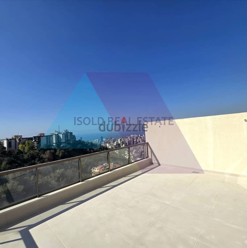280 m2 duplex apartment+60 m2 terrace+open view for sale in Bsalim 2