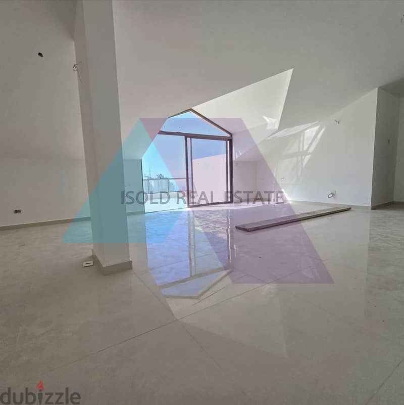 280 m2 duplex apartment+60 m2 terrace+open view for sale in Bsalim 9