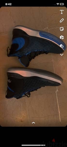 Nike Alphadunk Basketball Shoes size 39 1