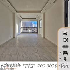 Ashrafieh | Brand New 110m² | Underground Parking | 2 Bedrooms | View