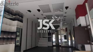 L14961-65 SQM Shop For Rent in Souk Jounieh